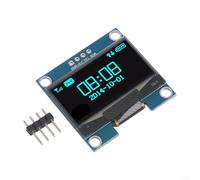 Para OLED Display Module 1 3 pulgadas 128x64 Resolución para comunicación I2C con controlador SH1106 para proyectos electrónicos (azul)