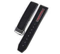 Para Omega Speedmaster Correa de reloj de acero inoxidable implementación hebilla 20 mm 21 mm 22 mm caucho correa de reloj de silicona, 20mm, A