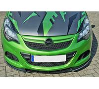 Para Opel Corsa D Nürburgring Edition parachoques delantero, esquinas/divisores/elerons