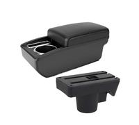 Para Opel Para Astra 2006-2011 Caja Reposabrazos Almacenamiento Coche Instalación Simple Dedicada Con Portavasos Coche Consola Reposabrazos(A2 Black line NO USB)