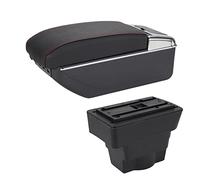 Para Opel Para Astra J Apoyabrazos Caja Coche Apoyabrazos Consola Central Caja Almacenamiento Parte De Actualización Interior Detalle Coche Accesorio Caja Reposabrazos Coche(B1 Black red 7USB)