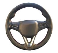 para Opel para Astra para Corsa para Crossland X para Grandland X para Insignia Protector para Volante Coche Cubierta Volante Automóvil(Yellow Thread)