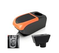 Para Opel Para Corsa F 2020 19-24 Caja De Almacenamiento Del Reposabrazos Central Interior Accesorios Para El Automóvil Reposabrazos(A2 6USB Orange)