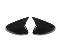 Para Opel para Insignia 2017-2021 cubierta espejo retrovisor lateral coche pegatina tapa ala embellecedor caja puerta Exterior Carcasas Espejo Retrovisor 100%(Negro brillante)