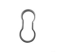 Para Opel para Mokka cubierta de taza de agua ABS accesorio de ajuste 2013 a 2018 compatible con diferentes orientaciones de conducción, y material resistente a los arañazos