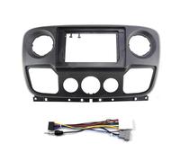 para Opel para Movano 2010+ 10 Pulgadas Fascia Radio Panel De Kit Salpicadero Moldura Cuadro Adaptador Marco de Radio(Marco y Cable)