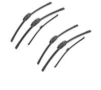 Para Opel Para Vauxhall Para Vectra C 2005-2008 Escobillas Limpiaparabrisas Delanteras Y Traseras 24" 19" 15"(4x Front 2x Rear)