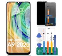 Para OPPO A9 2020 Pantalla LCD para Oppo A11x Reemplazo de pantalla CPH1937 A5 2020 Display Touch Digitizer Assembly CPH1939, CPH1941 Kits de piezas de reparación (negro sin marco)