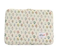 para ordenador portátil - para ordenador portátil de 13,78 x 10,24 pulgadas, diseño floral, portátil de tela, organizador de protección a medida, de transporte para el trabajo