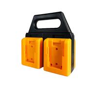 Para Organizador Batería para de 20 V, Bolsa de Herramientas Portátil 4 Ranuras para Almacenamiento de Batería y Soporte para Sitio de Trabajo,