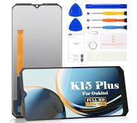 Para Oukitel K15 Plus Pantalla LCD para Oukitel K15 Plus Pantalla LCD de repuesto K15 Plus Touch Digitalizador Kit de piezas de reparación (negro sin marco)