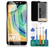 Para Oukitel WP12 Pantalla LCD Para Oukitel WP12 Pro Reemplazo de pantalla táctil digitalizador Asamblea Kits de reparación (Negro, Sin Marco)