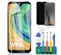 Para Oukitel WP6 Pantalla LCD para Oukitel WP6 Reemplazo de pantalla para Oukitel WP6 Touch Digitizer Assembly Kits de reparación (negro, sin marco)