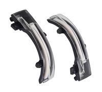 para Outlander 2013-2020 para ASX para Lancer 2016 2X Intermitente LED dinámico para Espejo retrovisor Lateral 8351A136 Intermitente para Espejo retrovisor de Coche (Transparente)