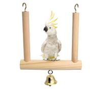 para pájaros - Colorido y perca para loros, juguete de jaula de pájaros de madera para tortolitos, periquitos y pájaros pequeños, juguete para masticar colgante, soporte de juegos y