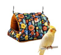 Para pájaros de jaula, hamaca plegable suave y cómoda - Cálida cabaña para pájaros casa de anidación para periquitos | Para interiores clima frío dormir jugar canario inseparable fringüel