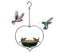 para pájaros | Decoración al aire libre de hierro en forma de corazón impermeable - para pájaros al aire libre - para jardín, terraza, observación, aviario, pájaros pequeños