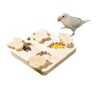 para pájaros: emocionante búsqueda de comida con campanas de , estimulación para periquitos, periquitos, tórtolas, juego de enriquecimiento para mascotas