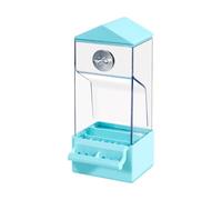 para pájaros - Jaula Externa automática para Loros, comederos externos para jaulas, comederos Colgantes al Aire Libre para balcón, Patio, terraza y área de alimentación de Animales