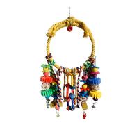 para pájaros, Juguetes Colgantes de Jaula, Cuerda de algodón, percas de Resistencia, Juguete para Loros, Juguete para Romper el aburrimiento, Perca de Madera, Juguetes para Masticar Conures