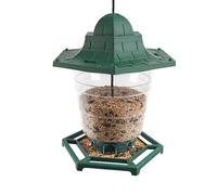 para pájaros, Resistente a la Intemperie, para Aves Silvestres al Aire Libre, recolector de Semillas Duradero, Soporte para Colgar y barandilla, Accesorios de jardín para el