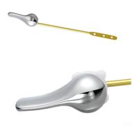 para palanca Cisterna para wc Aleación Zinc 2 para uds Repuesto (Electroplating color)