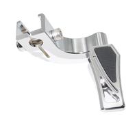 Para Palanca De Cambios Harley Softail Palanca Cambios de talón y Punta | Puntera cromada en el talón con estriberas de cambio Street Bob Low Rider Breakout Fat Boy(Heel Shift Lever 7)