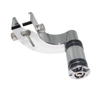 Para Palanca De Cambios Harley Softail Palanca Cambios de talón y Punta | Puntera cromada en el talón con estriberas de cambio Street Bob Low Rider Breakout Fat Boy(Heel Shift Lever 5)