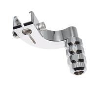 Para Palanca De Cambios Harley Softail Palanca Cambios de talón y Punta | Puntera cromada en el talón con estriberas de cambio Street Bob Low Rider Breakout Fat Boy(Heel Shift Lever 6)