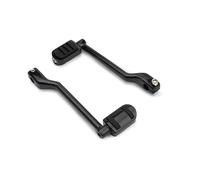 Para Palanca De Cambios Harley Touring Palanca Cambios de talón y Punta | Pedal de clavijas de cambio de puntera de talón delantero trasero Road King Softail FL 1988-2024(Black)