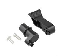 Para palanca de freno de estacionamiento de aleación de aluminio CNC, bloqueo de freno de mano compatible con Can-Am para Ryker 2019-2025, almohadilla de pedal de reposapiés negra para piezas ATV UTV