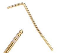 para palanca de Tremolo para Guitarra Brazo Oscilante 6mm Barra para whammy Rosca M6 Oro Plata Negro Musical(Gold)