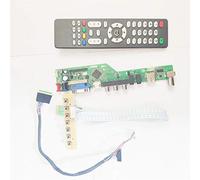 Para panel de portátil N156B6-L0A/L0B, HDMI, VGA, USB, AV, RF, WLED, LVDS, 40 pines, 1366 x 768 T.V53, tarjeta de accionamiento de controlador de pantalla de 15.6 pulgadas, kit de bricolaje