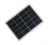 Para panel solar policristalino de 3 W que funciona a 5 V para carga de batería de 3.7 V en iluminación exterior, sensores y engranajes de baja potencia