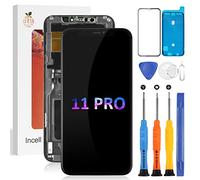 para Pantalla De iPhone 11 Pro Recambio para LCD iPhone 11 Pro para Repuesto Pantallas iPhon 11 Pro LCD Display Completa A2215, A2160, A2217 Touch Digitizer Replacement Sensor(Incell,Negro)