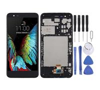 Para pantalla LCD TFT para LG K30 K10 2018 X410 Digitalizador Ensamblaje completo con marco negro