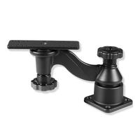 Para pantallas de 5 a 12 pulgadas, soporte para buscador de peces y plotters con brazo oscilante de 6 pulgadas, rotación de 360° compatible con Garmin, Humminbird, Lowrance y más
