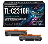 para Pantum BP2300 BP2300W BM2300 BM2300W BM2300A BM2300AW BW2302 BW2302W Cartuchos de tóner TL-C2310H Tóner Negro con Chip Alto Rendimiento 3000 páginas,TLC2310H-2PC