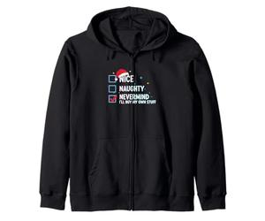 para Papá Noel, no Importa, compraré mis propias Cosas, diversión navideña Sudadera con Capucha