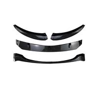 para para 1 Serie E82 E88 2007 2008 2009 2010 Parachoques Delantero del Coche Alerón De Barbilla Embellecedor Divisor Labio Parachoques(Negro Brillante)
