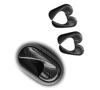 para para 453 Fortwo Forfour Car Real Fibra De Carbono Marco Decorativo Puerta Manija Proteger Pegatinas 2015 2016 2017 2018-2021