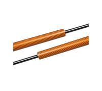 Para Para Berlingo 2019-2023 Amortiguadores De Gas Modificar Soportes Elevación Capó Delantero Varilla Choque Del(Orange carbon fiber)
