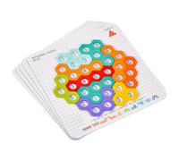 para, para, de Coincidencia de números Tangrams hexagonales para - Juguete de educación temprana, de Formas para Acción de Gracias, Navidad, Familia