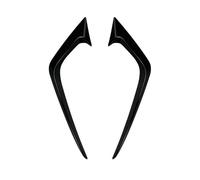 para para Fiesta ST MK6 2012-2017 Alerón Parachoques Delantero Divisor Rejilla Ventilación Moldura(Negro Brillante)