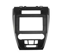 para para Fusion SE Sel para Mondeo 2009-2012 Coche Radio Fascia Marco Arneses Cableado Cable Energía Adaptador De Cable Marco de Radio(Sólo Marco,Negro)