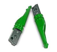 para para GPR125 para GPR150 Decoración Pieza Motocicleta Reposapiés Pedales para APR150-6 para Clavijas Reposapiés CR150 Reposapiés Delanteros(Verde)