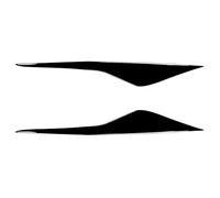 Para Para MK4 2007-2013 Cejas Faro Cubierta Párpado Embellecedor Negro Piano Pegatina Accesorios Sintonización Exterior Coche cejas faros coche