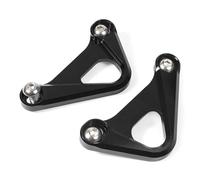 Para Para NINJA 650 Z650 2017-2023 Z 650 Reposapiés Trasero Placa Ciega Gancho Carreras De Motocicleta Pedal Apoyo Para Pies De Pasajero Reposapiés Motocicleta(Black)