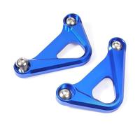 Para Para NINJA 650 Z650 2017-2023 Z 650 Reposapiés Trasero Placa Ciega Gancho Carreras De Motocicleta Pedal Apoyo Para Pies De Pasajero Reposapiés Motocicleta(Blue)