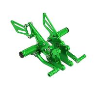 Para Para Ninja ZX10R Para ZX-10R 2006-2010 Accesorios Motocicleta Para CNC Aluminio Estriberas Ajustables Pie Clavijas Pedales Resto Trasero Reposapiés(1)